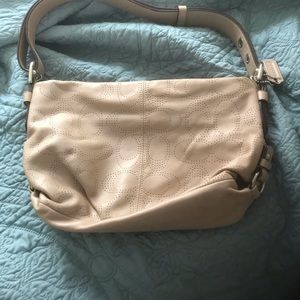 Light tan Coach bag